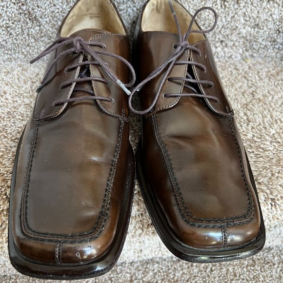 Kenneth Cole Men\'s Brown Leather Oxfords. main image 8